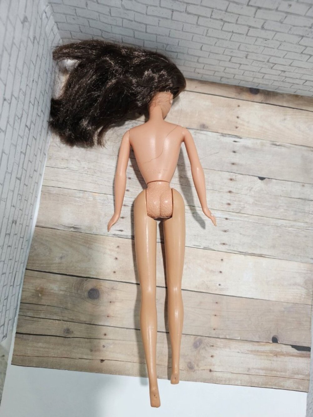 Mattel Vintage 90s Burnette Blue Eyed Nude Barbie Fashion Doll Rare Iconic Y2K - Picture 7 of 7
